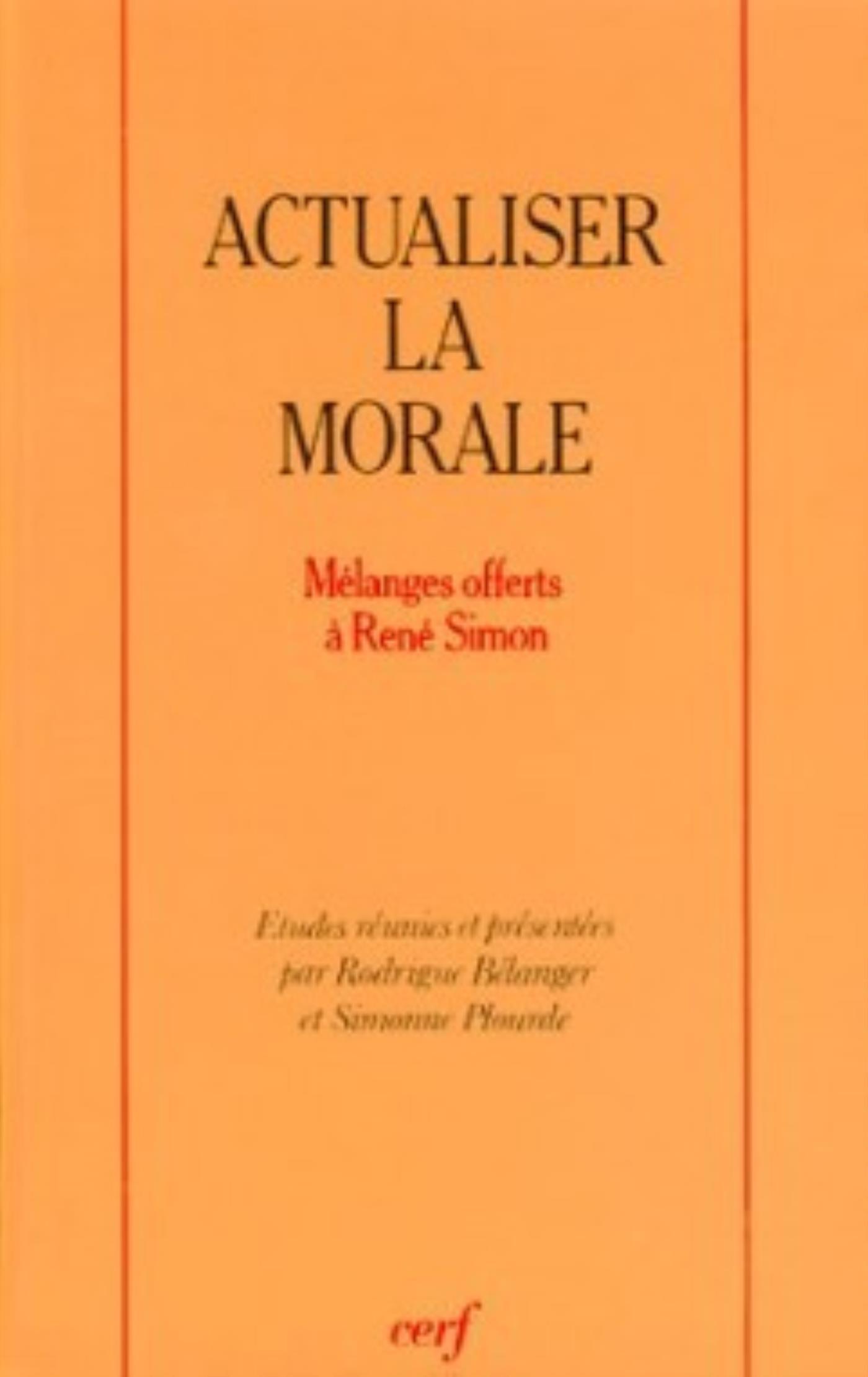 ACTUALISER LA MORALE