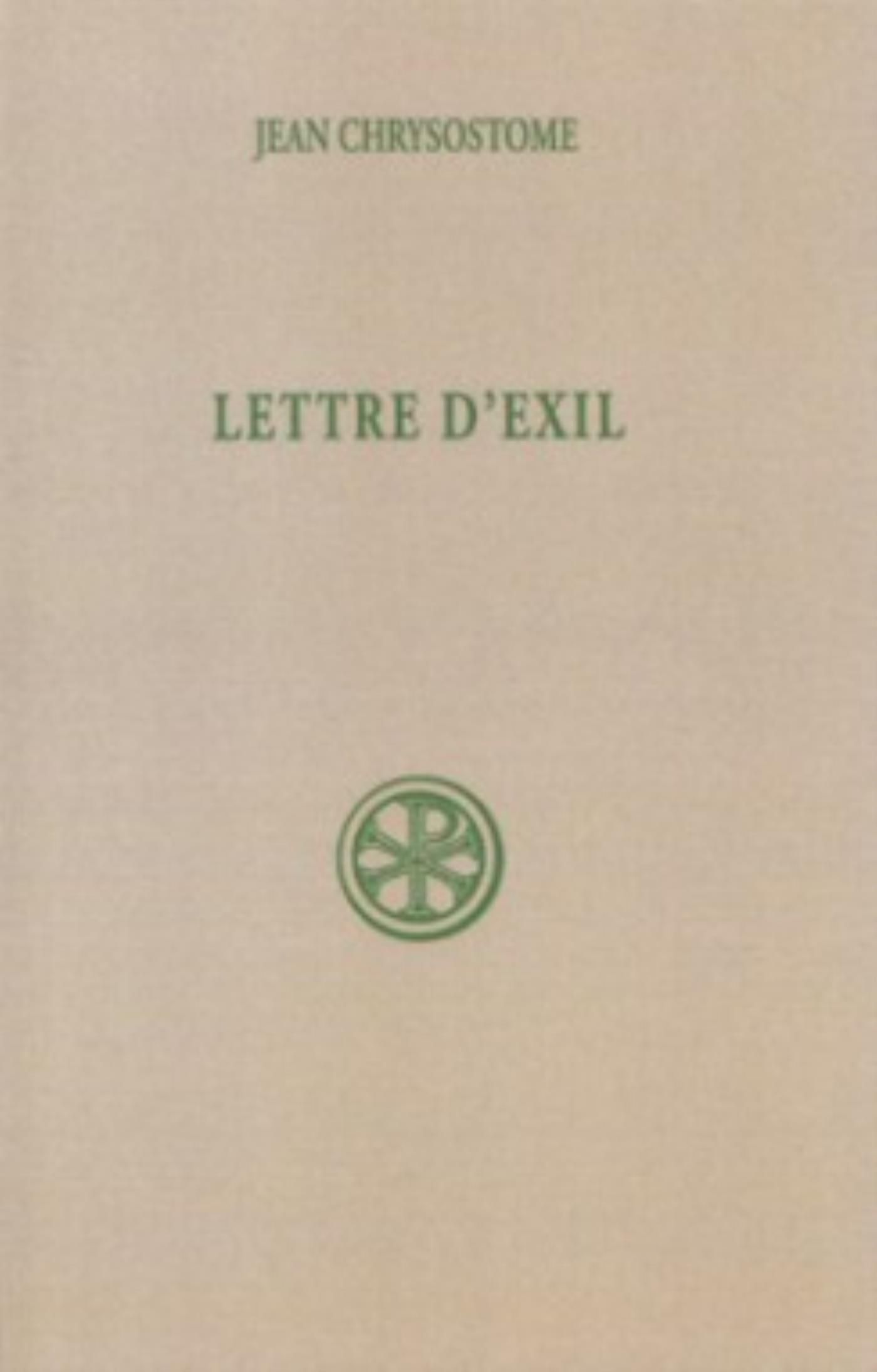 SC 103 LETTRE D'EXIL