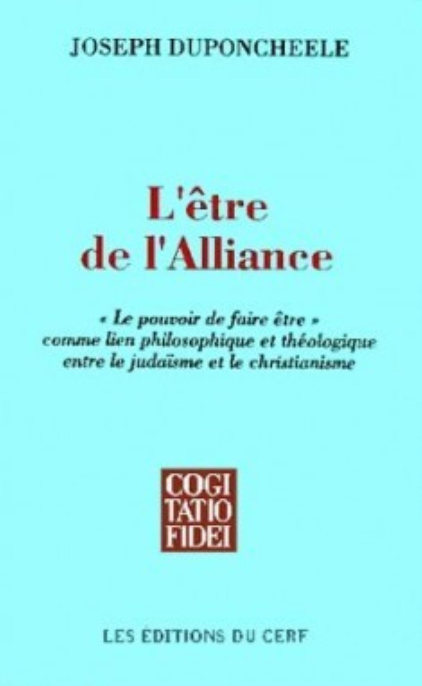 L'ÊTRE DE L'ALLIANCE
