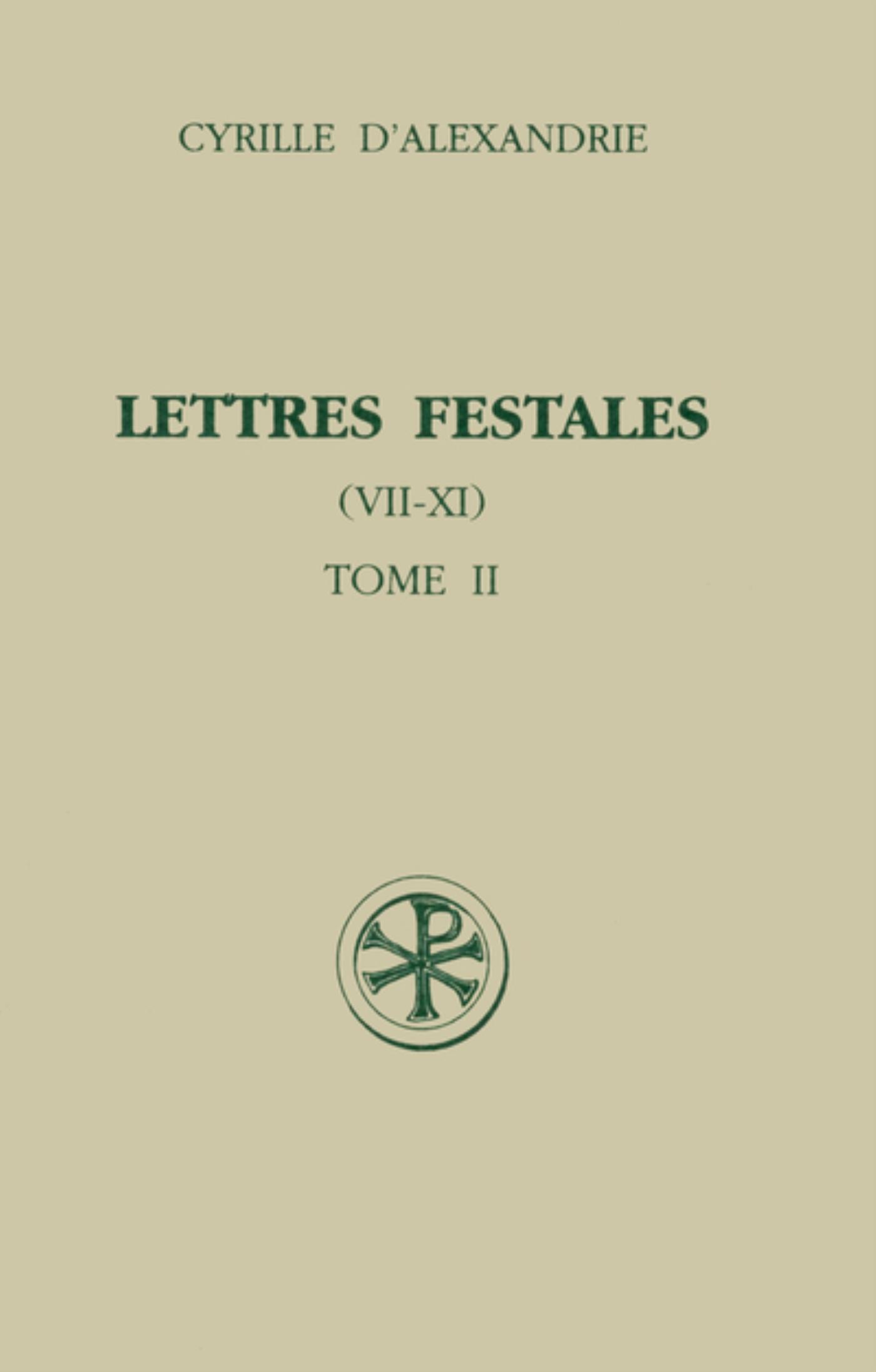 SC 392 LETTRES FESTALES, II