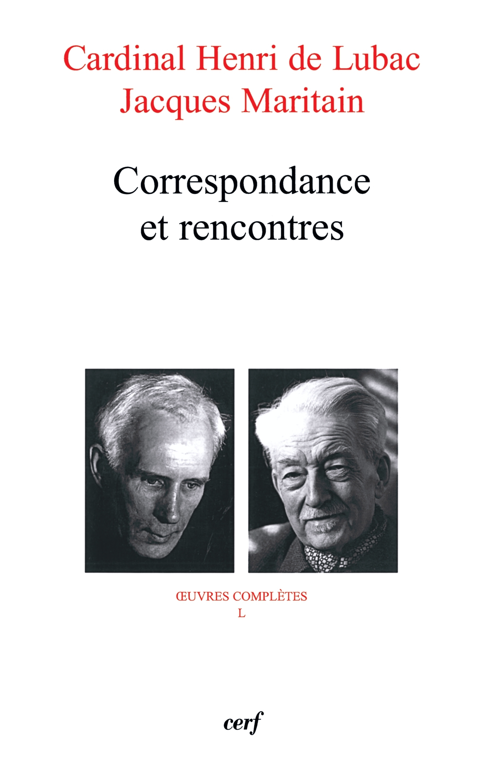 CORRESPONDANCE ET RENCONTRES