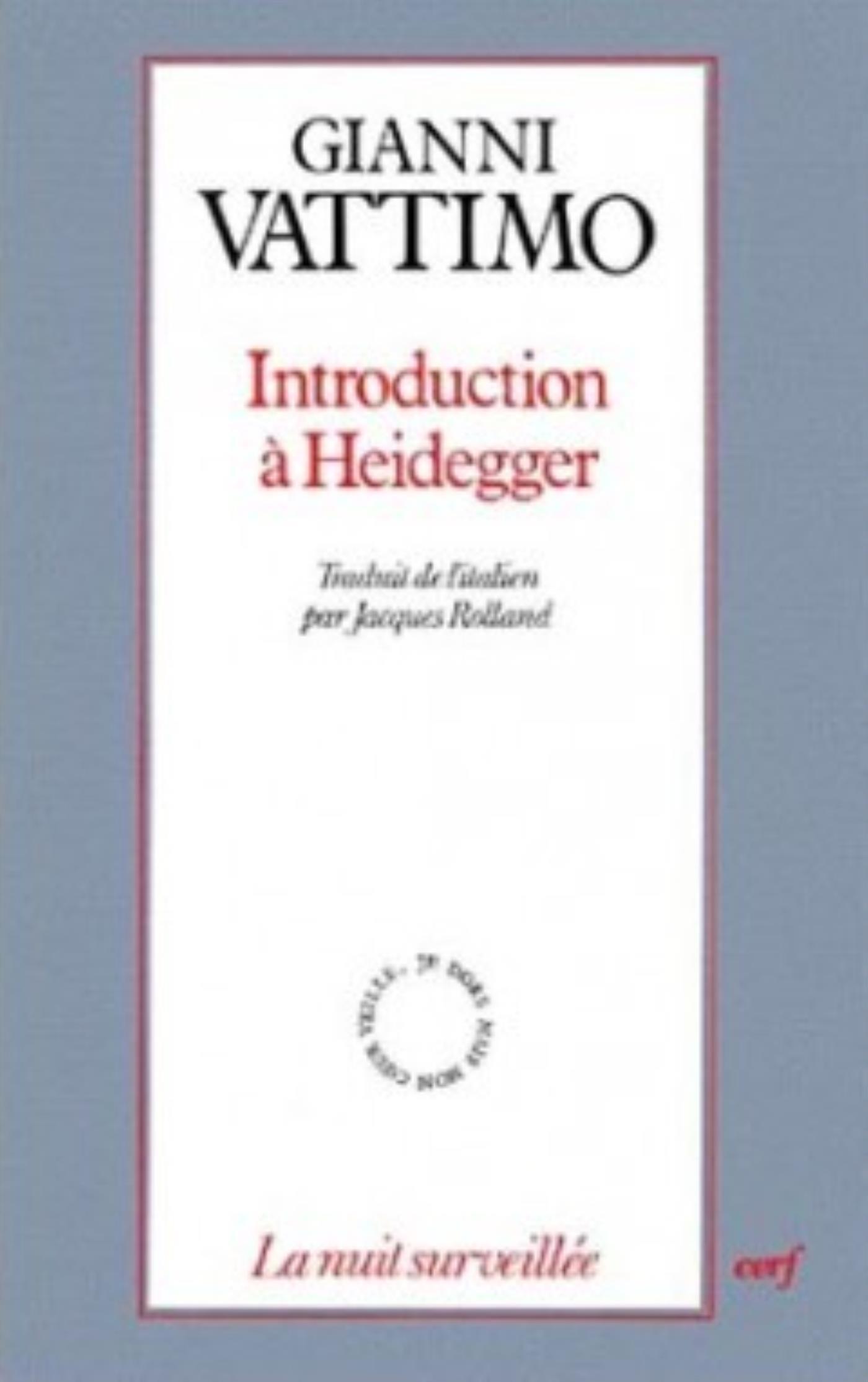 INTRODUCTION À HEIDEGGER