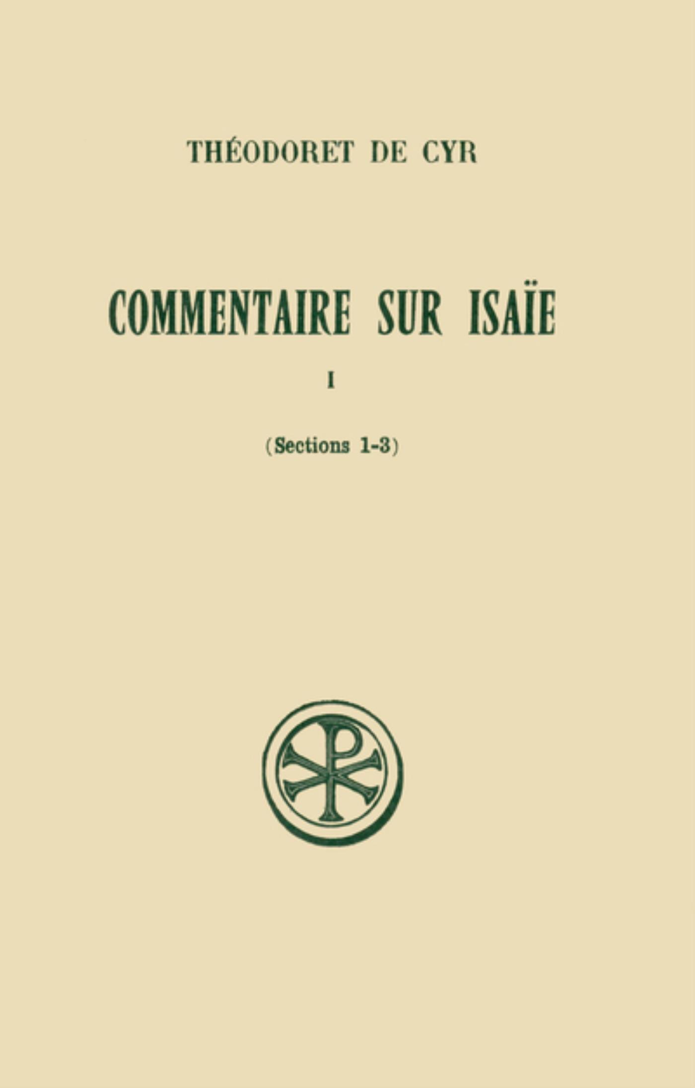 SC 276 COMMENTAIRE SUR ISAIE - TOME 1 (SECTIONS 1-3)