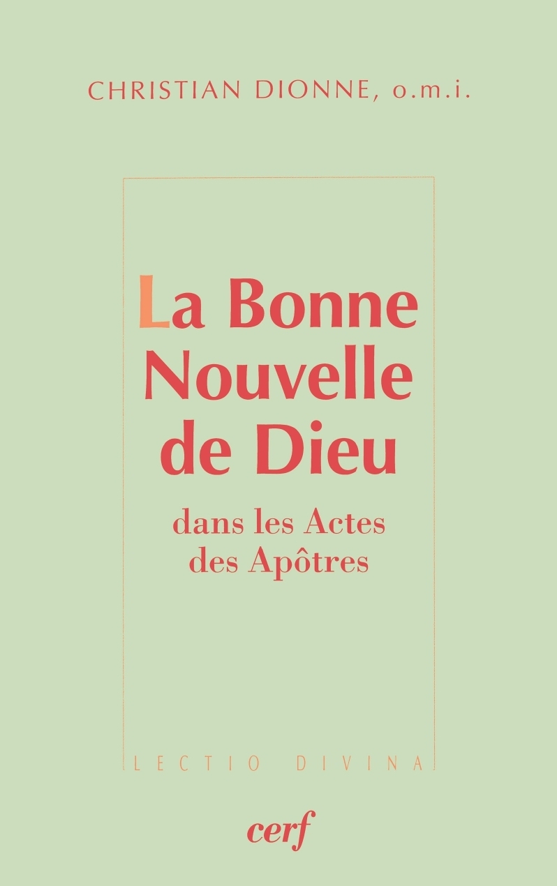 LA BONNE NOUVELLE DE DIEU
