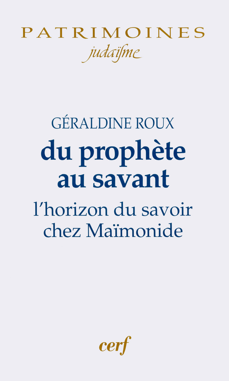 DU PROPHÈTE AU SAVANT