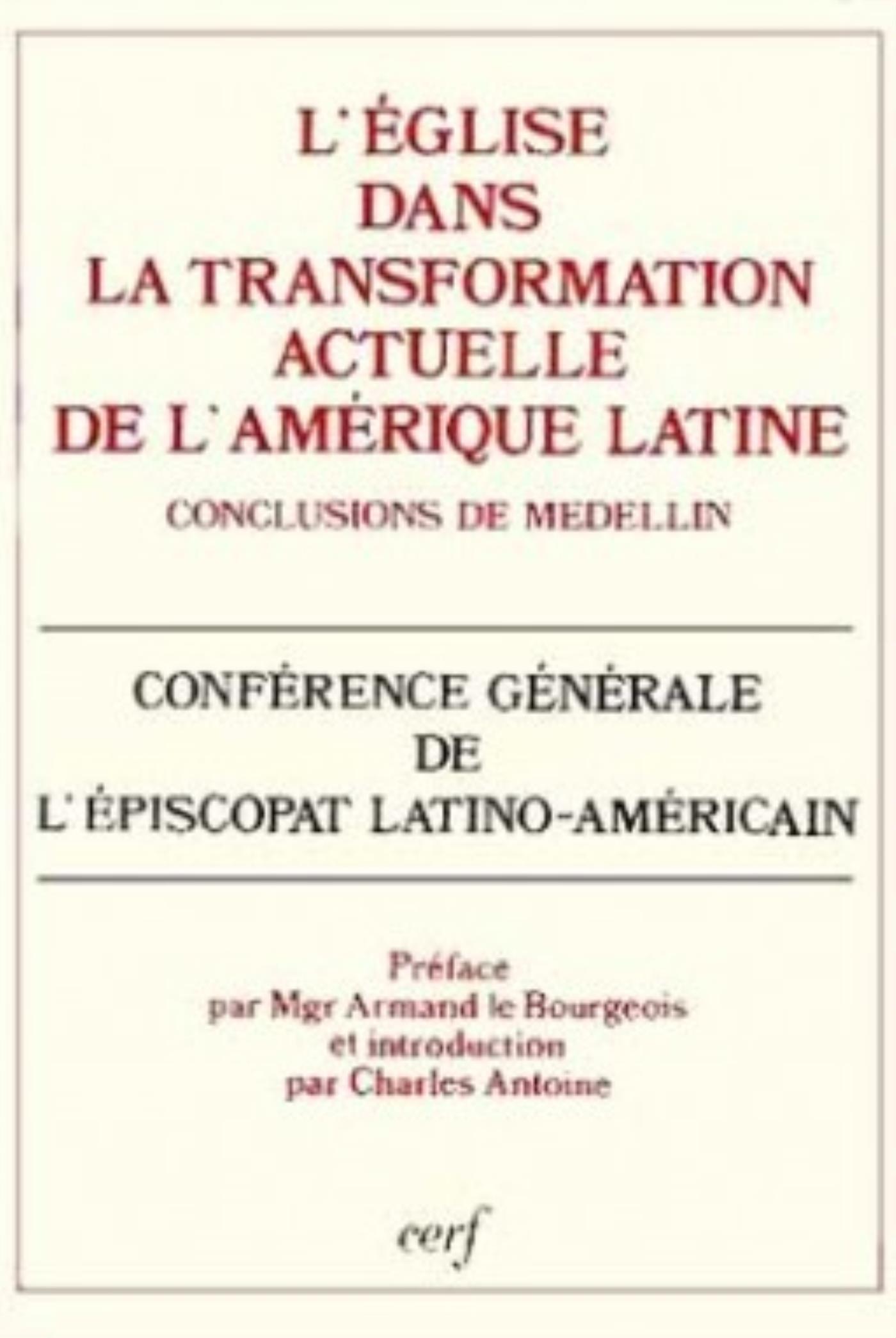 L'EGLISE DANS LA TRANSFORMATION ACTUELLE DE L'AMERIQUE LATINE