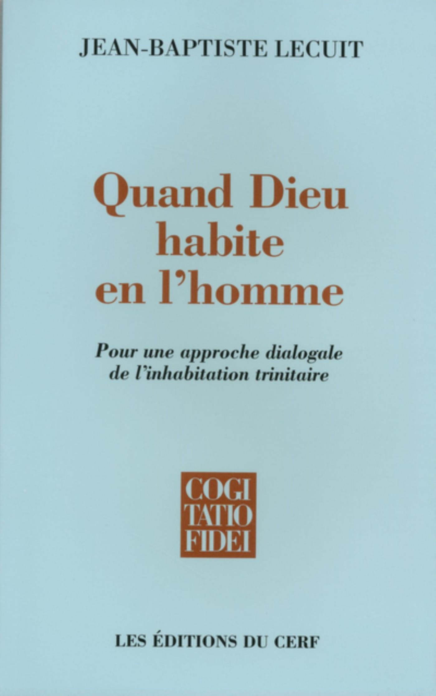 QUAND DIEU HABITE EN L'HOMME