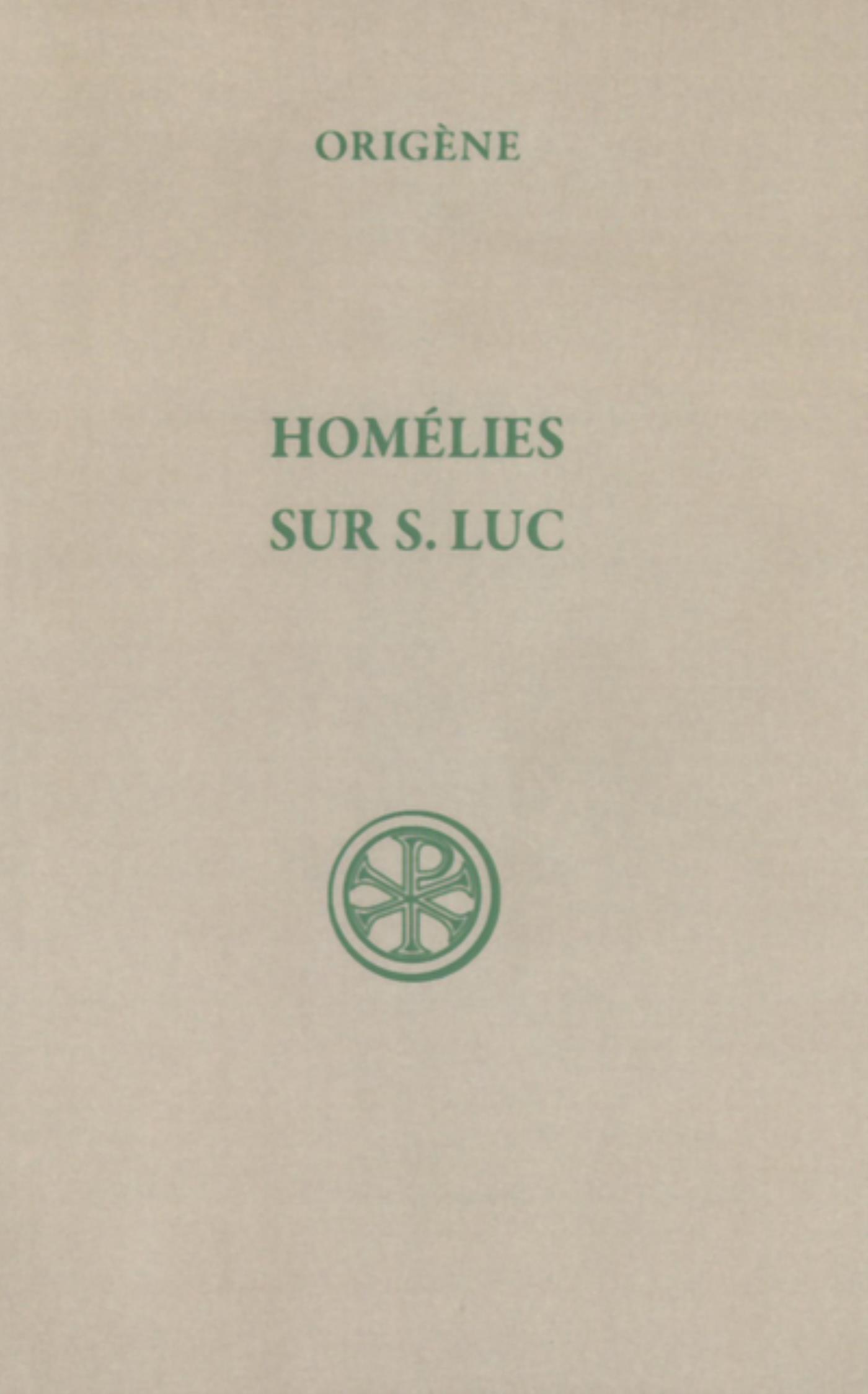 SC 87 HOMELIES SUR S. LUC