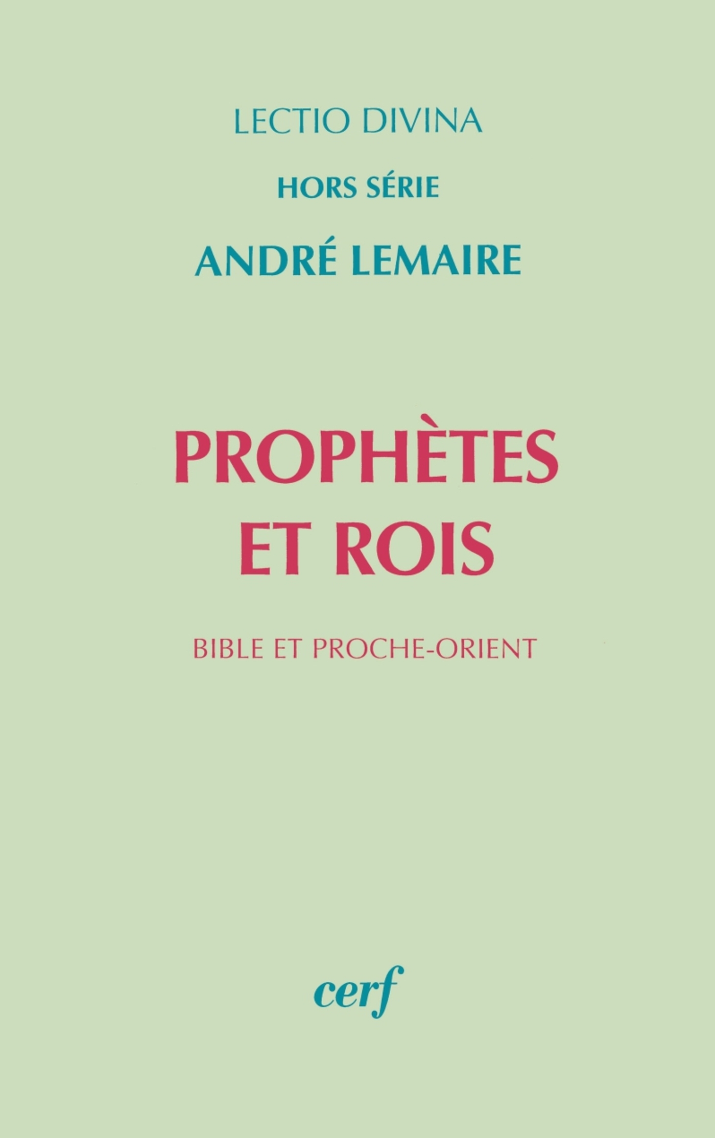 PROPHÈTES ET ROIS