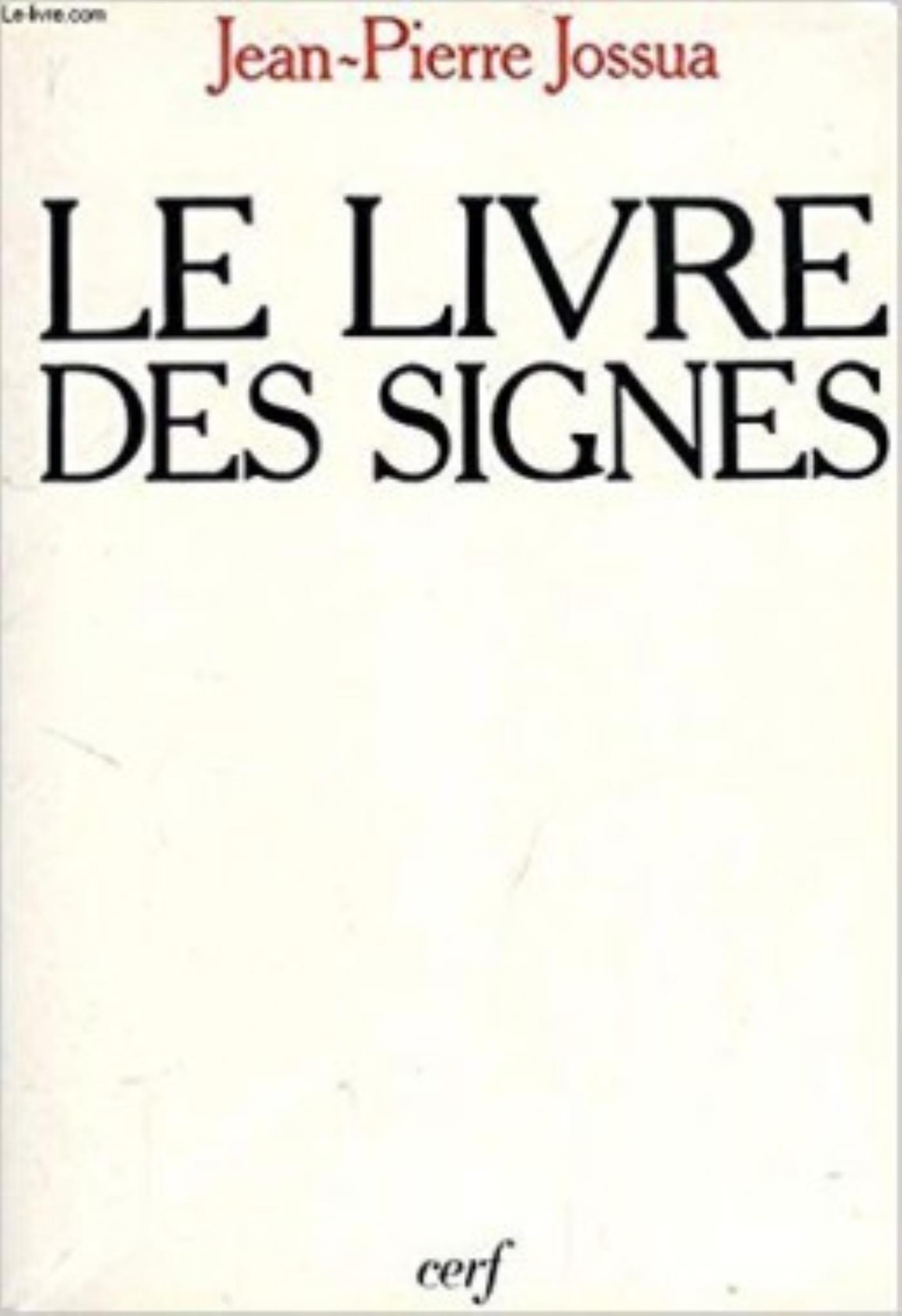 LE LIVRE DES SIGNES