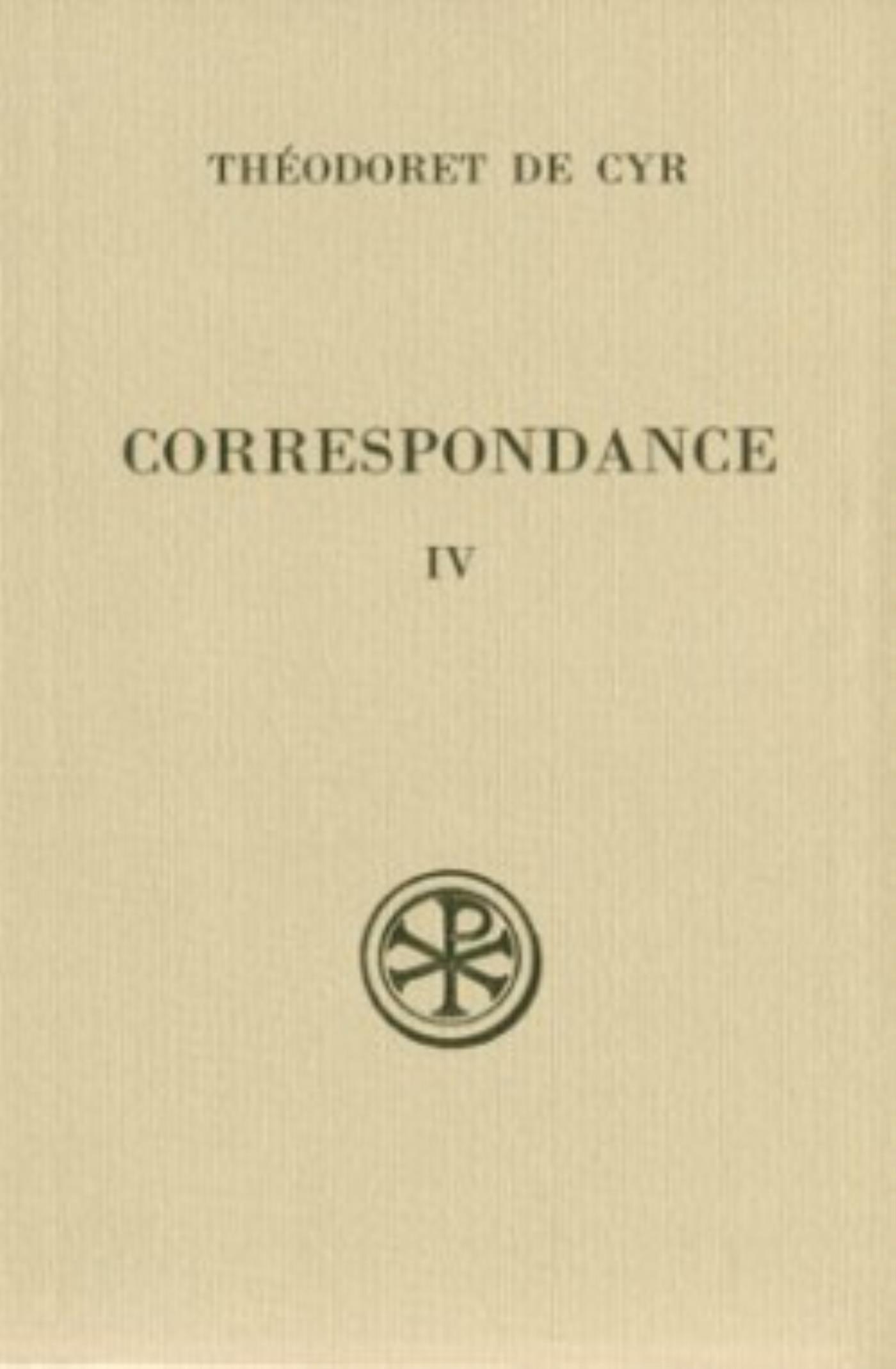 SC 429 CORRESPONDANCE - TOME 4