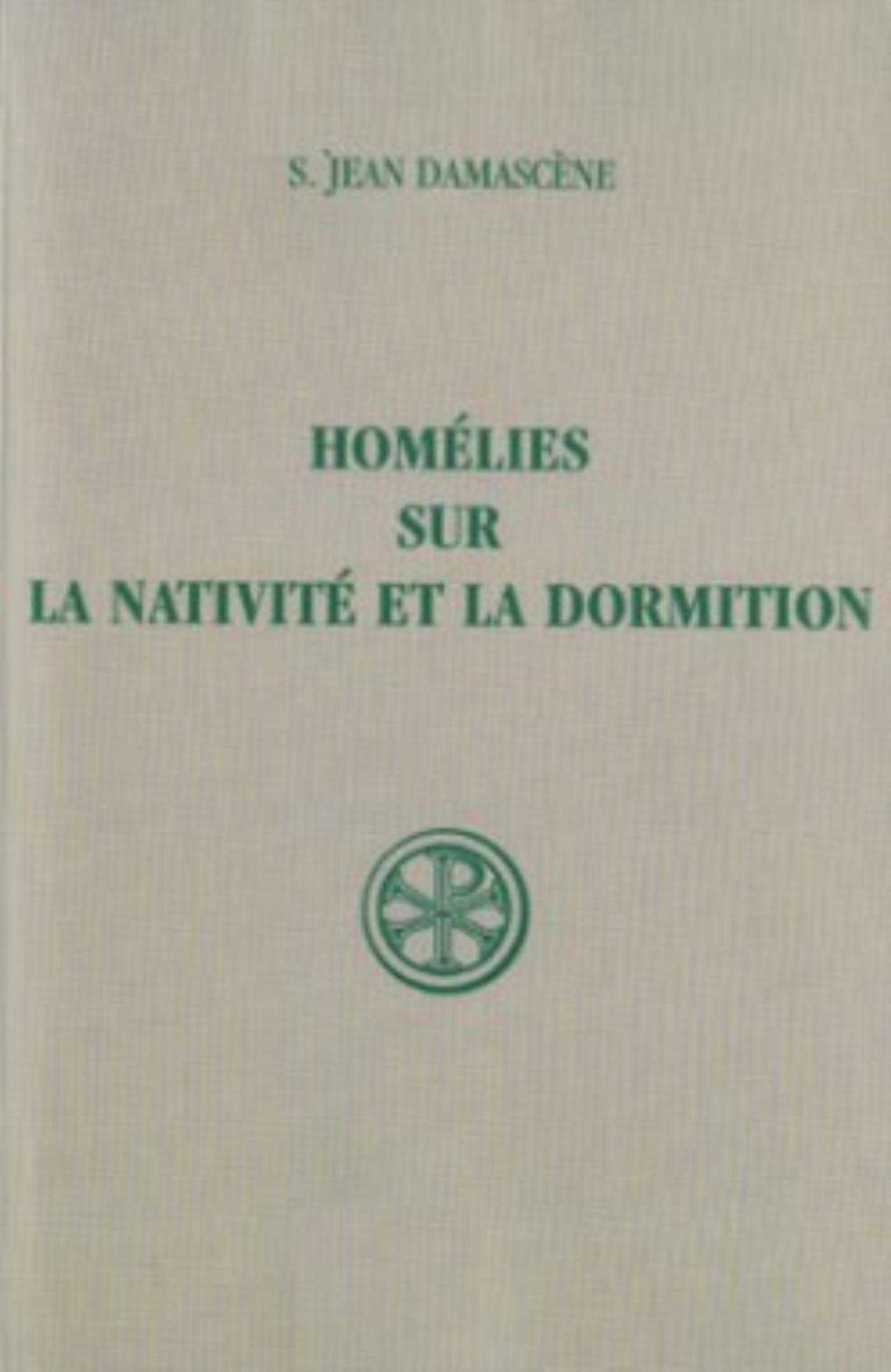 SC 80 HOMELIES SUR LA NATIVITE ET LA DORMITION