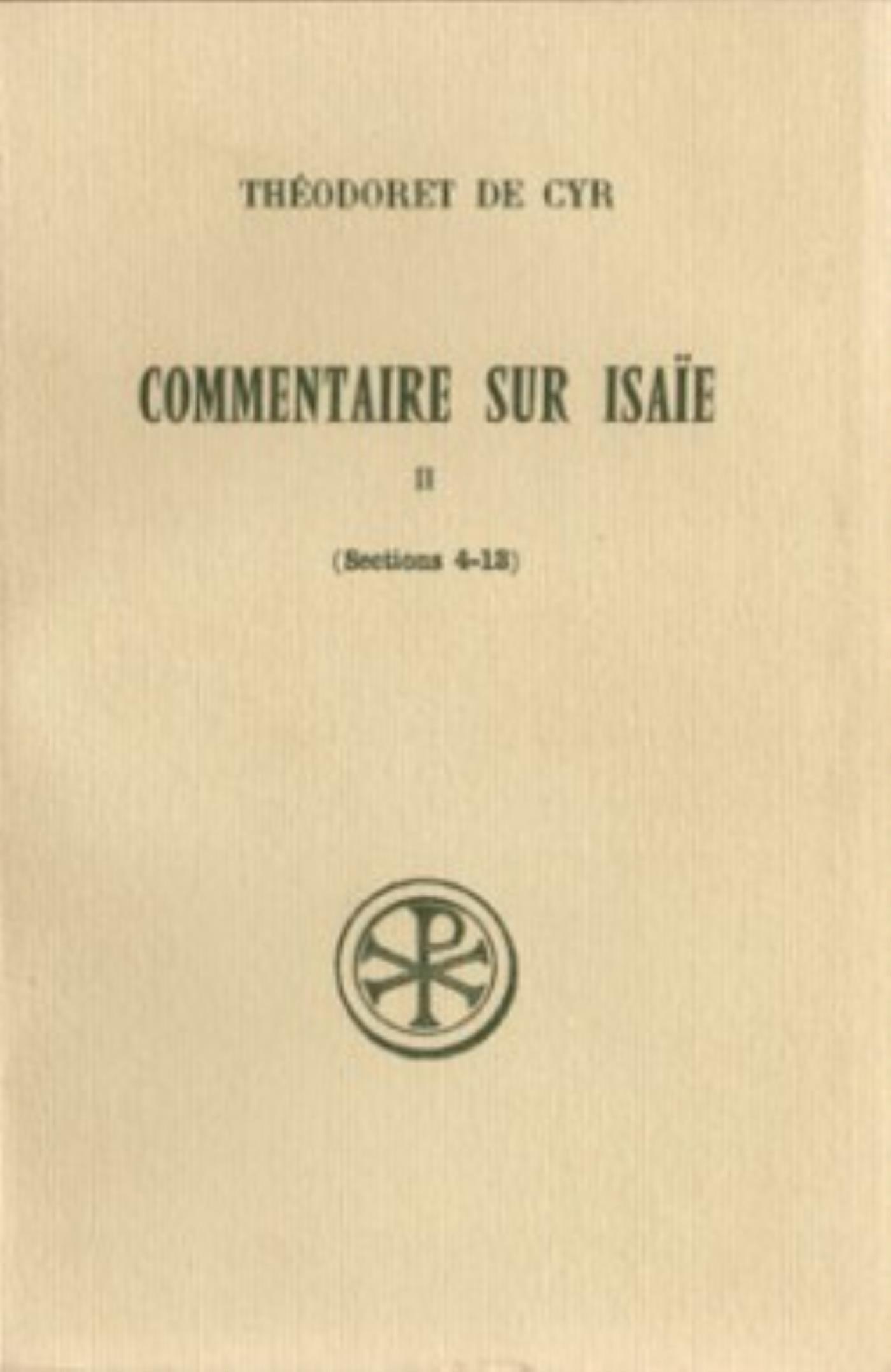 SC 295 COMMENTAIRE SUR ISAIE - TOME 2 (SECTIONS 4-13)