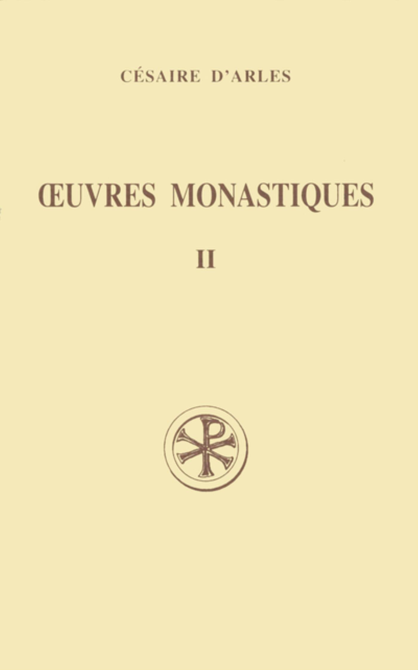 SC 398 UVRES MONASTIQUES, II