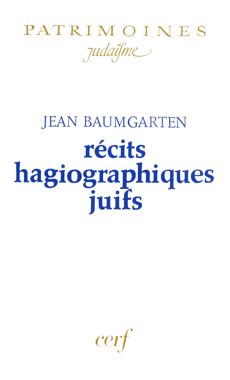 RÉCITS HAGIOGRAPHIQUES JUIFS