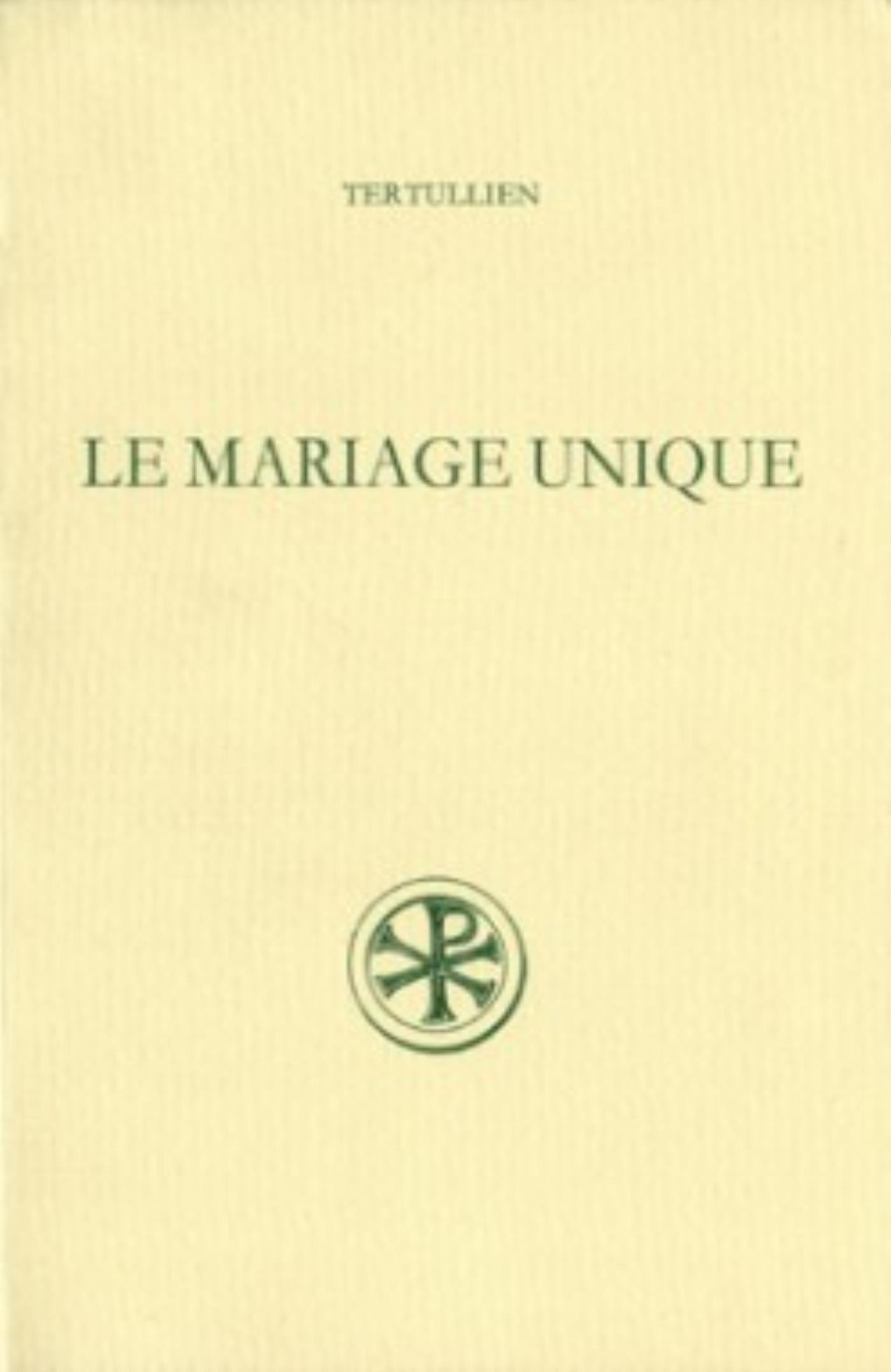 LE MARIAGE UNIQUE