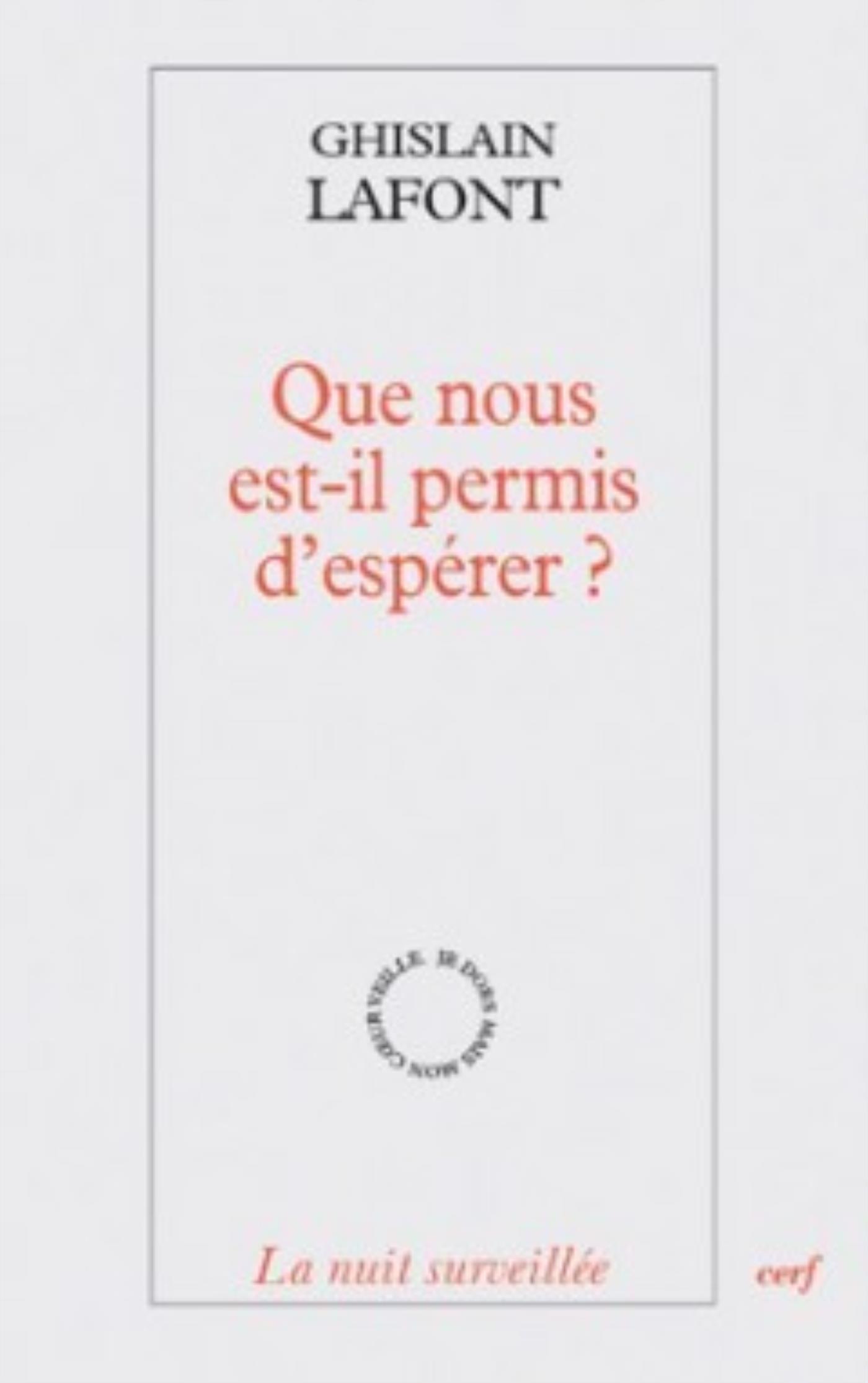 QUE NOUS EST-IL PERMIS D'ESPERER ?
