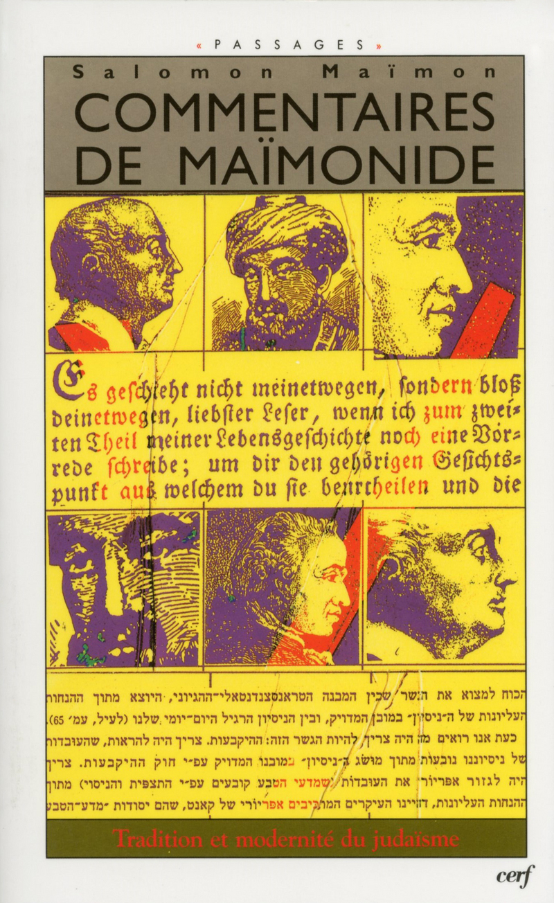COMMENTAIRES DE MAIMONIDE