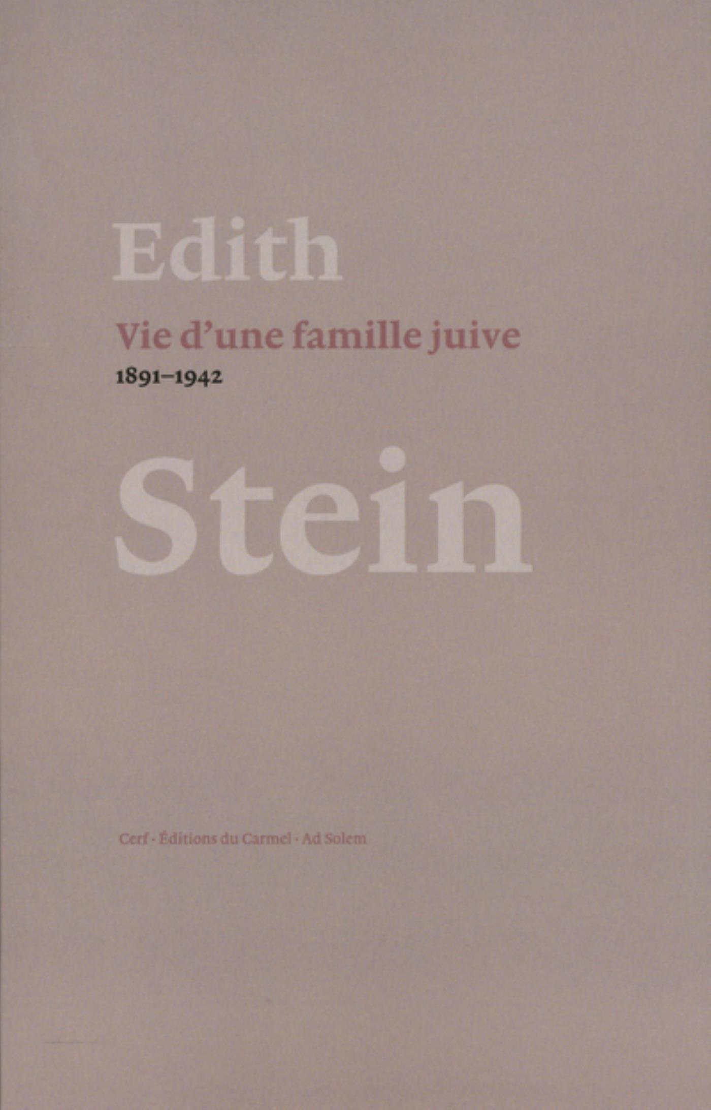 VIE D'UNE FAMILLE JUIVE