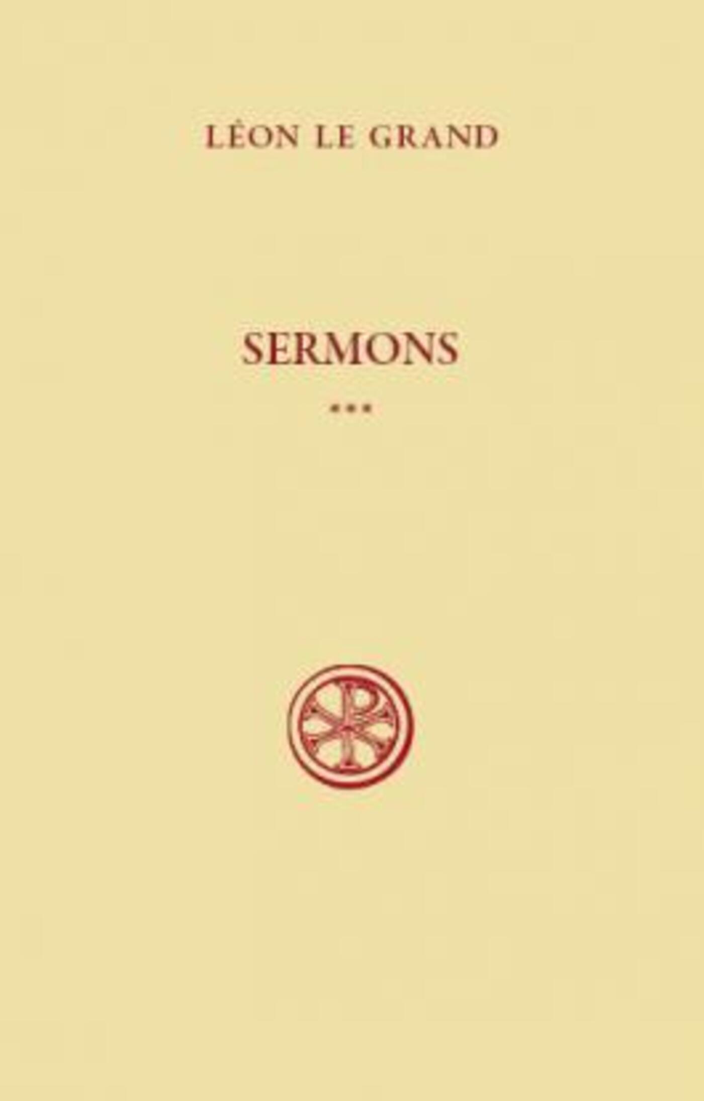 SC 74 LES SERMONS, III