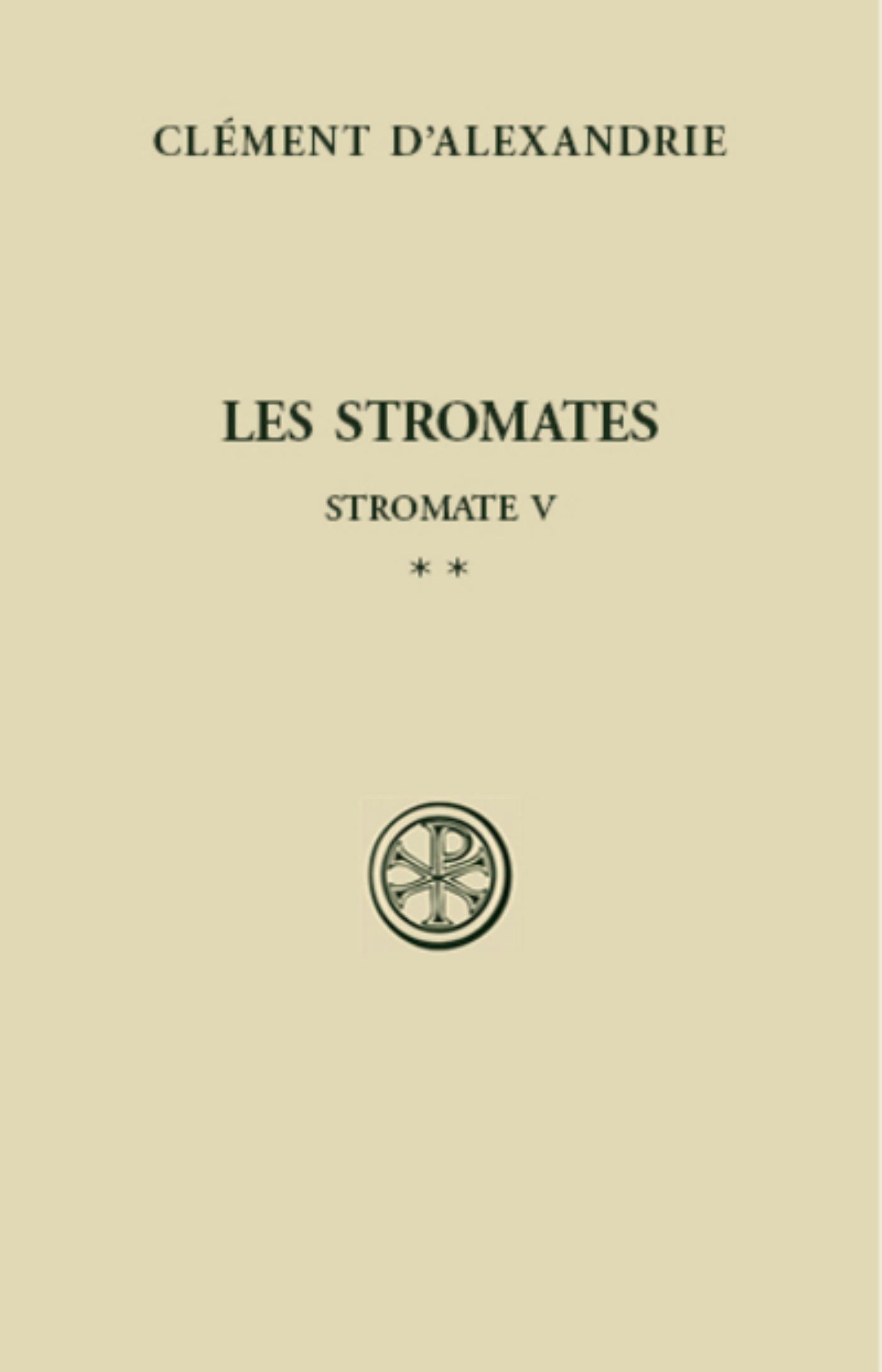 SC 279 LES STROMATES - TOME 2