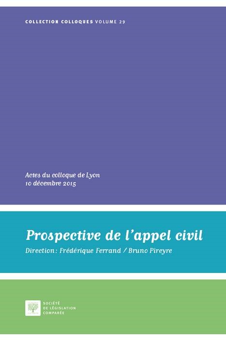 PROSPECTIVE DE L'APPEL CIVIL