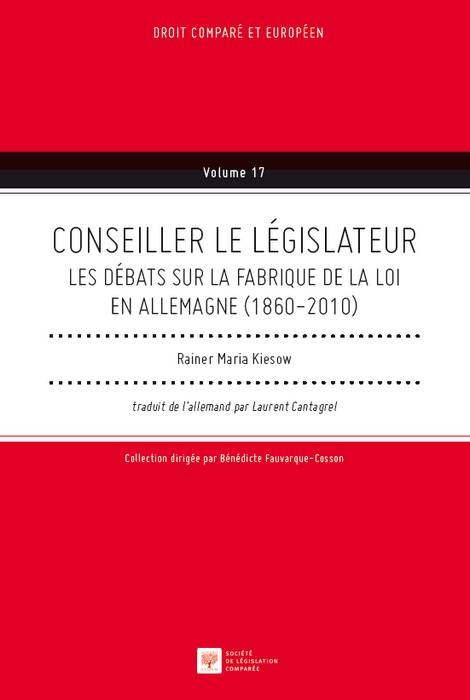 CONSEILLER LE LÉGISLATEUR