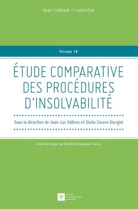 ÉTUDE COMPARATIVE DES DIFFÉRENTES PROCÉDURES D'INSOLVABILITÉ