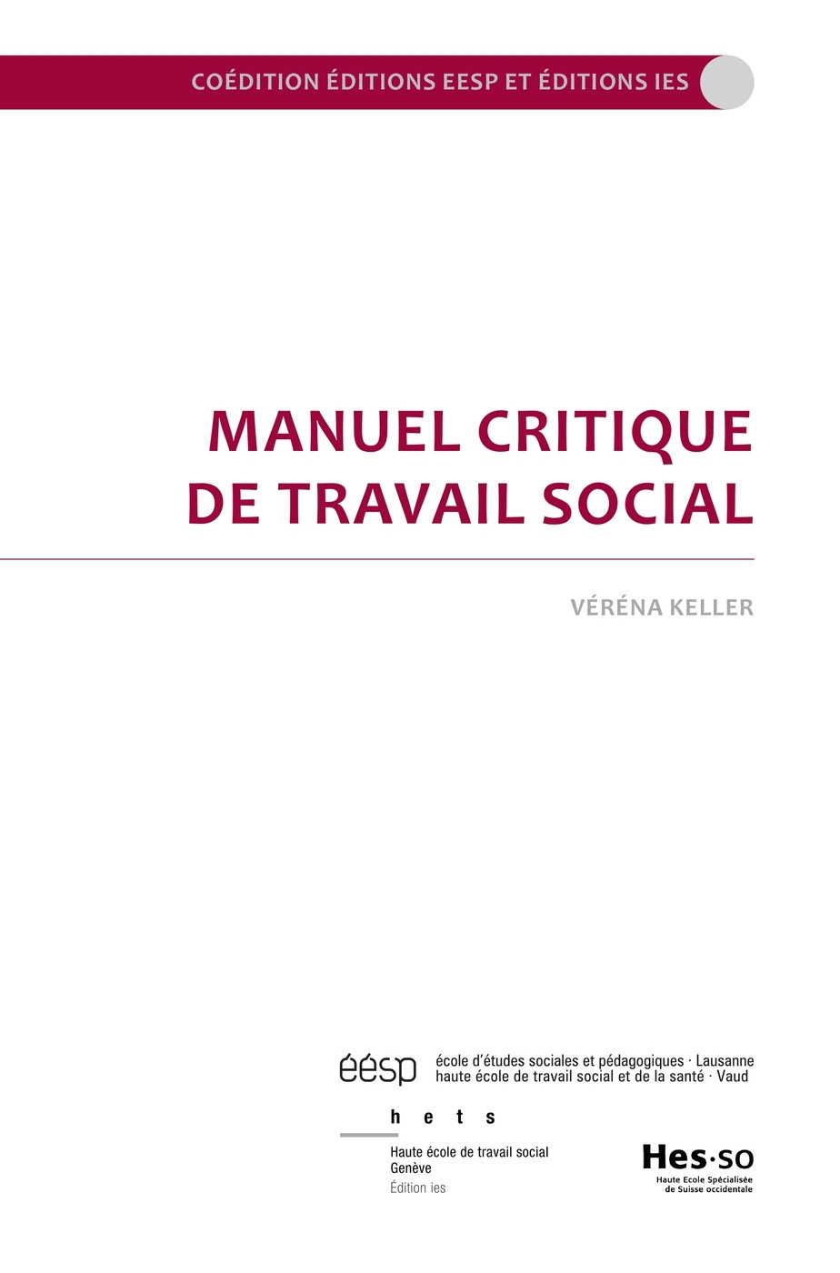 MANUEL CRITIQUE DE TRAVAIL SOCIAL