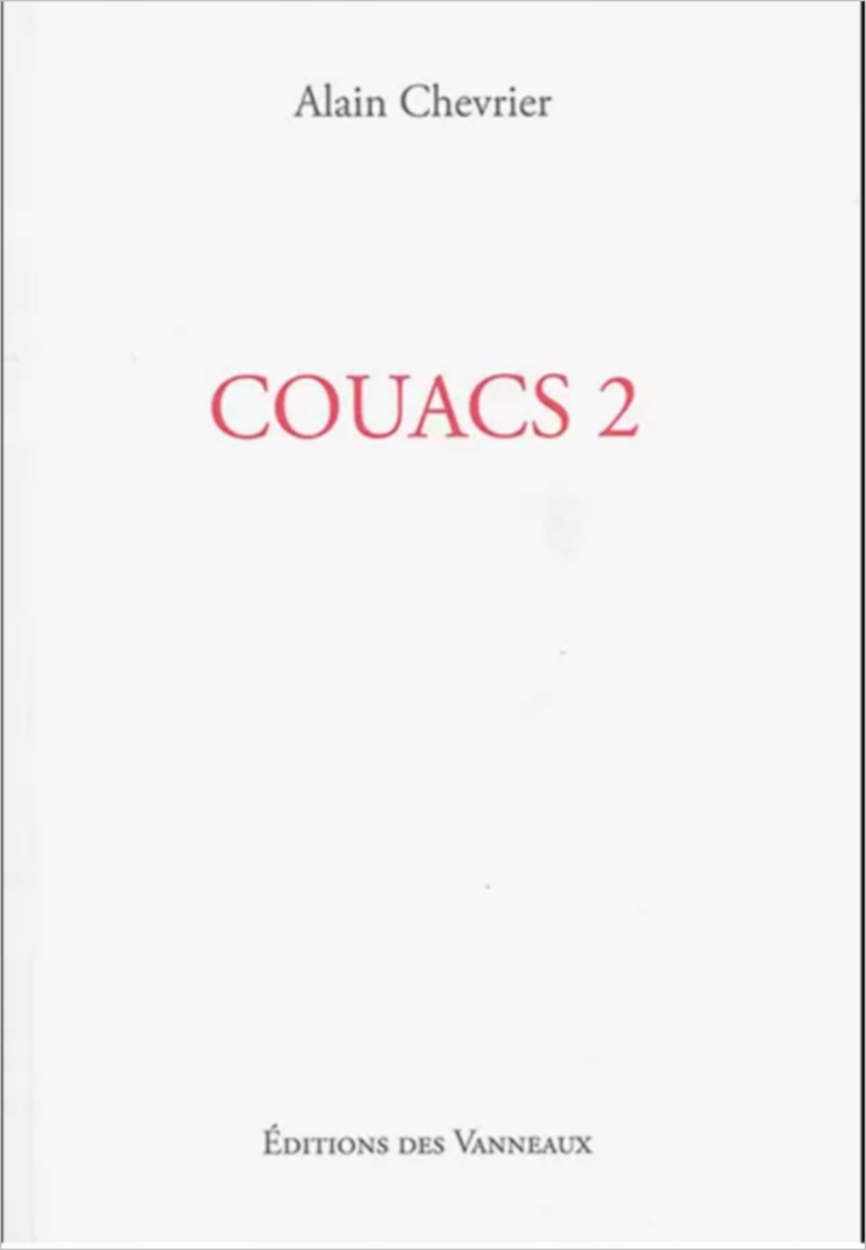 Couacs. Volume 2