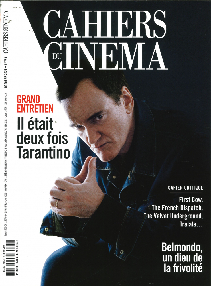 Cahiers du cinéma n°780 : Il était deux fois Tarantino  - Octobre 2021