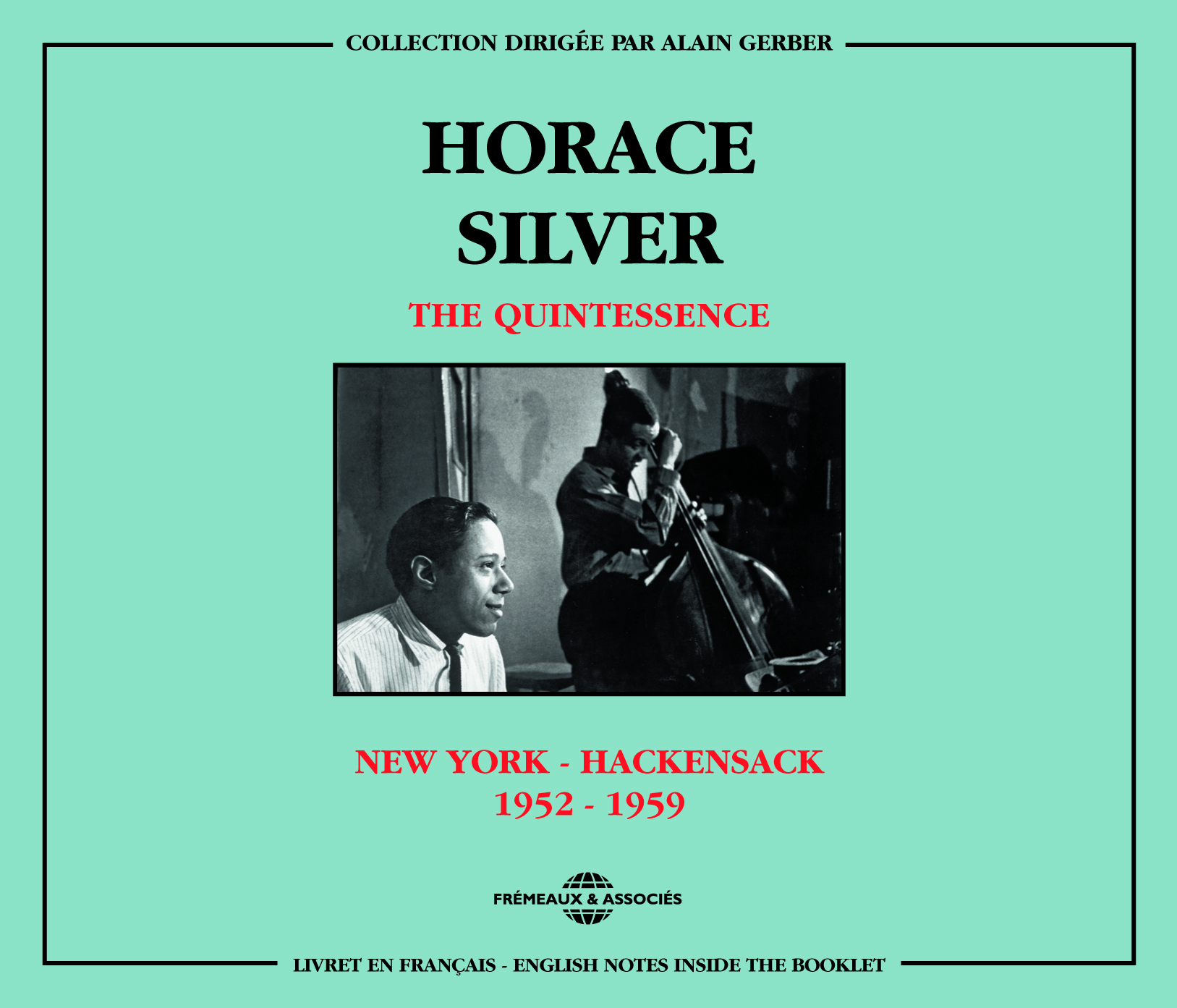 HORACE SILVER - THE QUINTESSENCE (NEW YORK - HACKENSACK : 1952-1959) CD AUDIO
