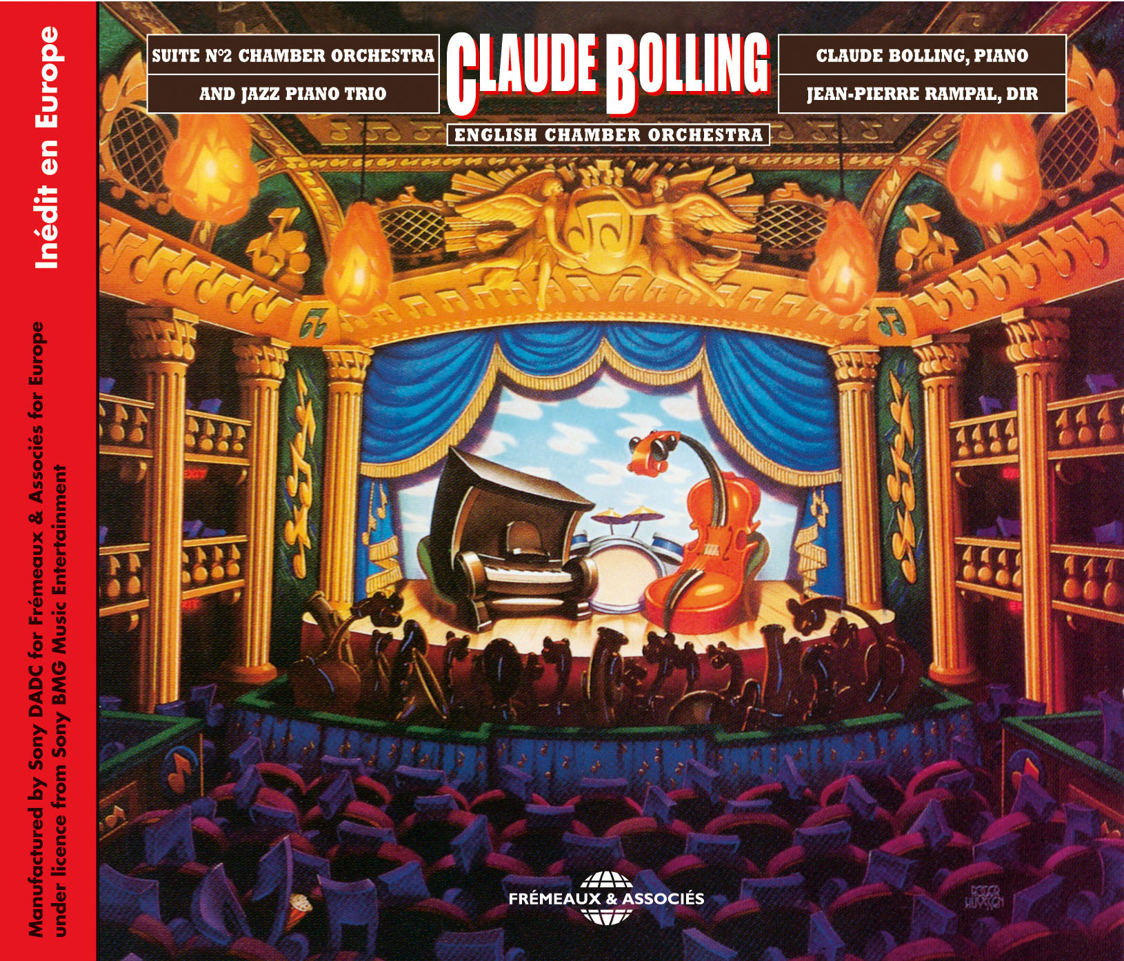SUITE POUR ORCH DE CHAMBRE ET PIANO JAZZ TRIO CLAUDE BOLLING JEAN PIERRE RAMPAL ENGLISH CHAMBER ORCH