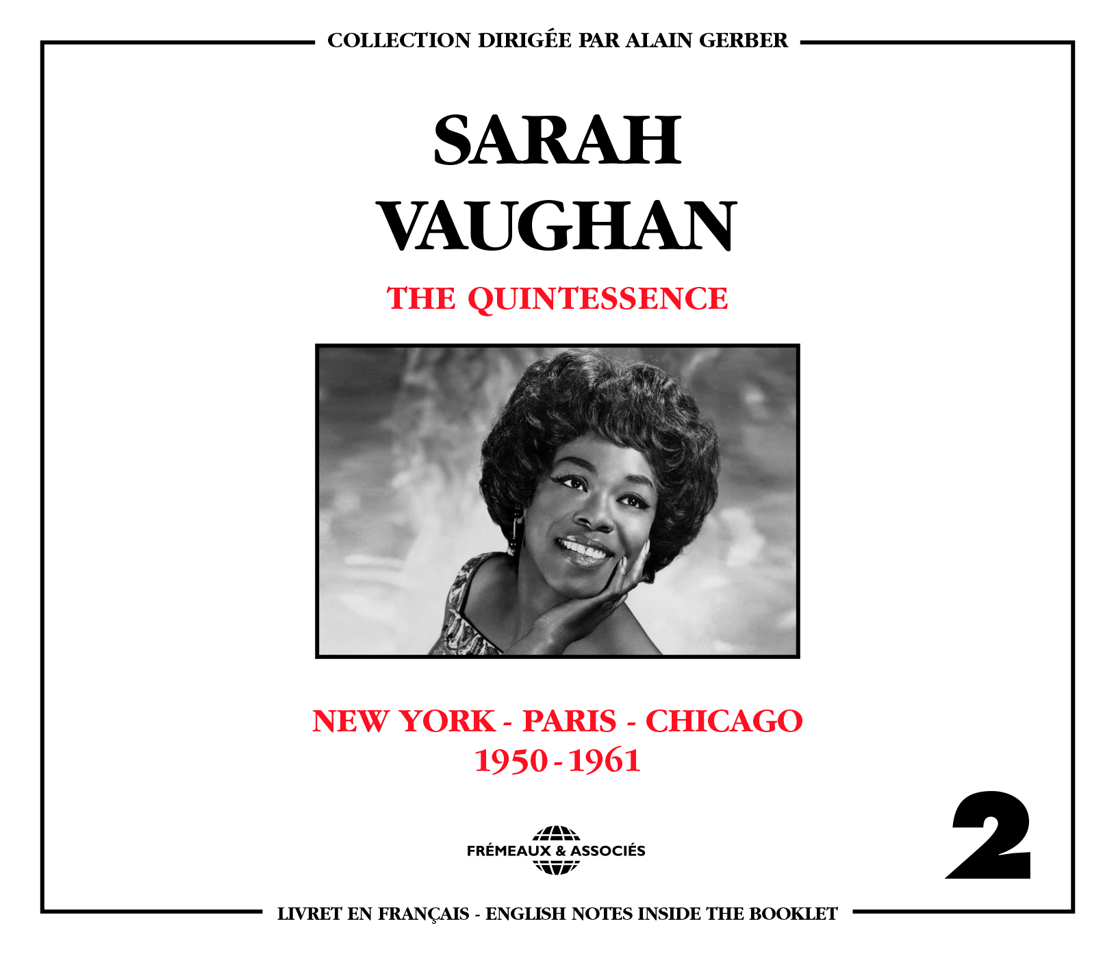 THE QUINTESSENCE SARAH VAUGHAN VOL. 2 (NEW YORK - PARIS - CHICAGO 1950-1961)