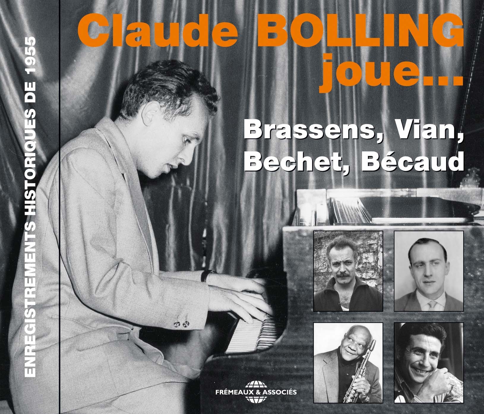 CLAUDE BOLLING PLAYS BRASSENS BECHET VIAN BECAUD CD JAZZ