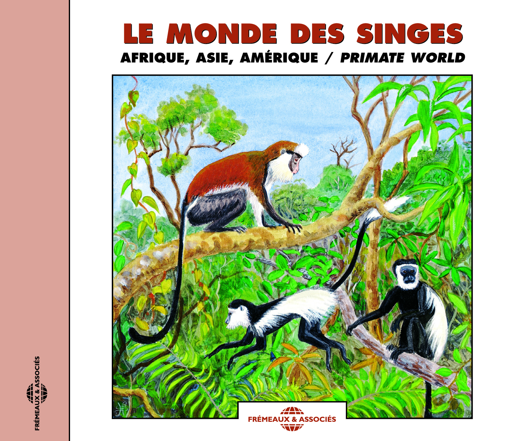 LE MONDE DES SINGES AFRIQUE ASIE AMERIQUE ET MADAGASCAR