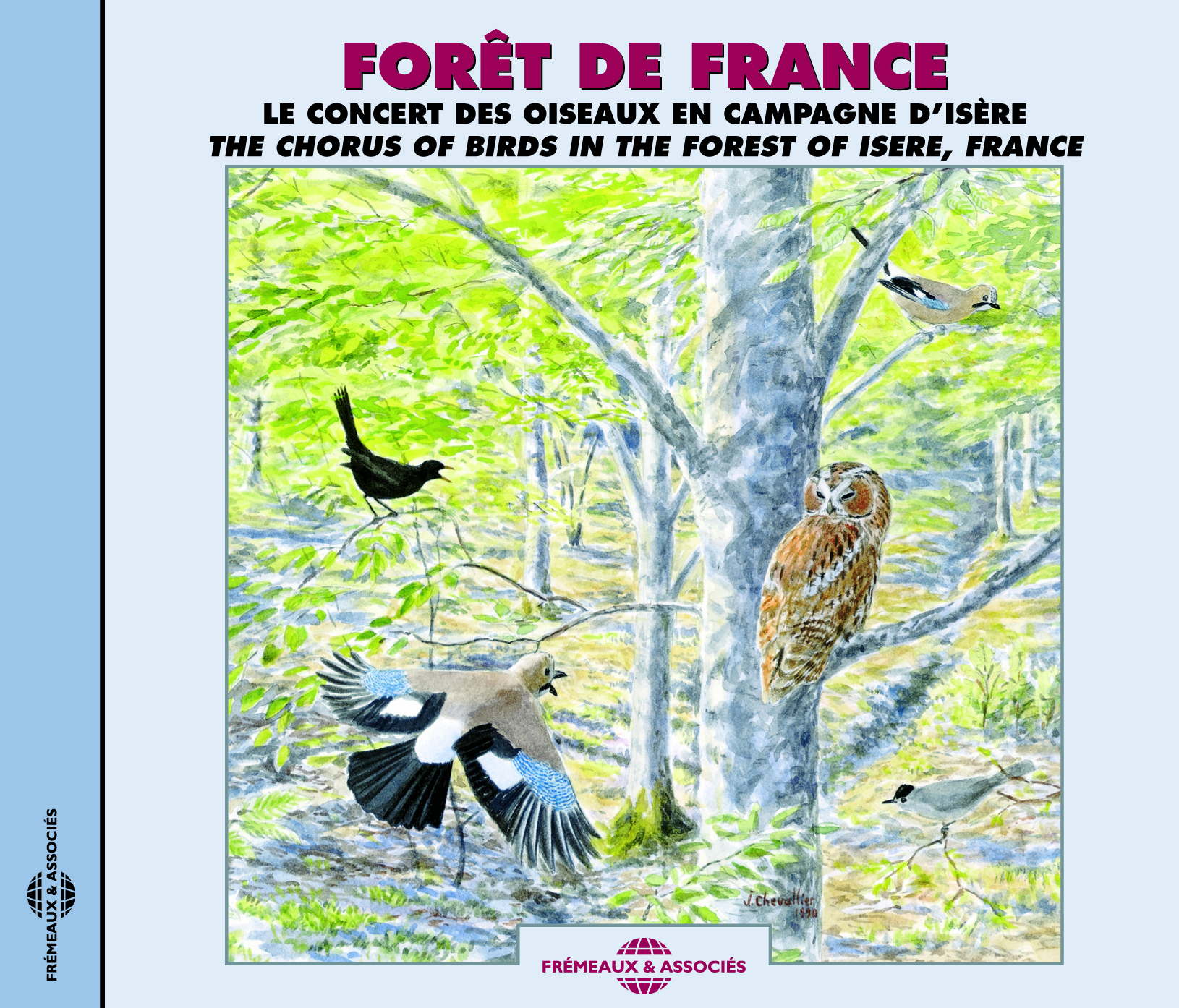 FORET DE FRANCE LE CONCERT DES OISEAUX EN ISERE SUR CD AUDIO