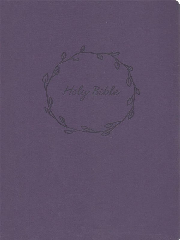 NKJV, Value Thinline Bible, Large Print, Purple Leathersoft, Red Letter, Comfort Print