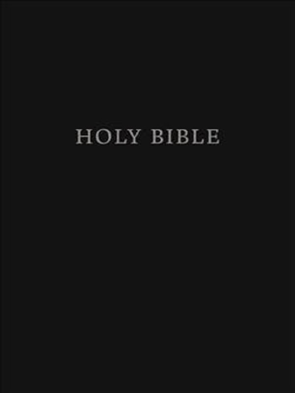KJV, Pew Bible, Large Print, Hardcover, Black, Red Letter, Comfort Print