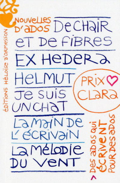 Nouvelles d'ados - Prix Clara 2014