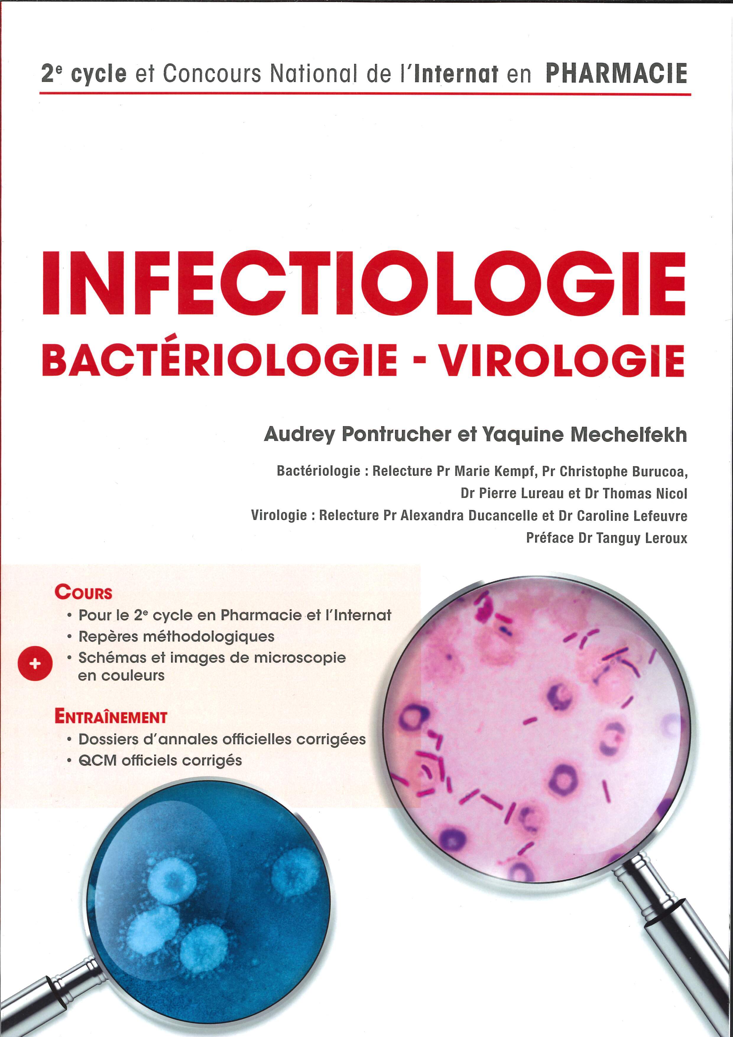 INTERNAT EN PHARMACIE INFECTIOLOGIE BACTERIOLOGIE MED LINE