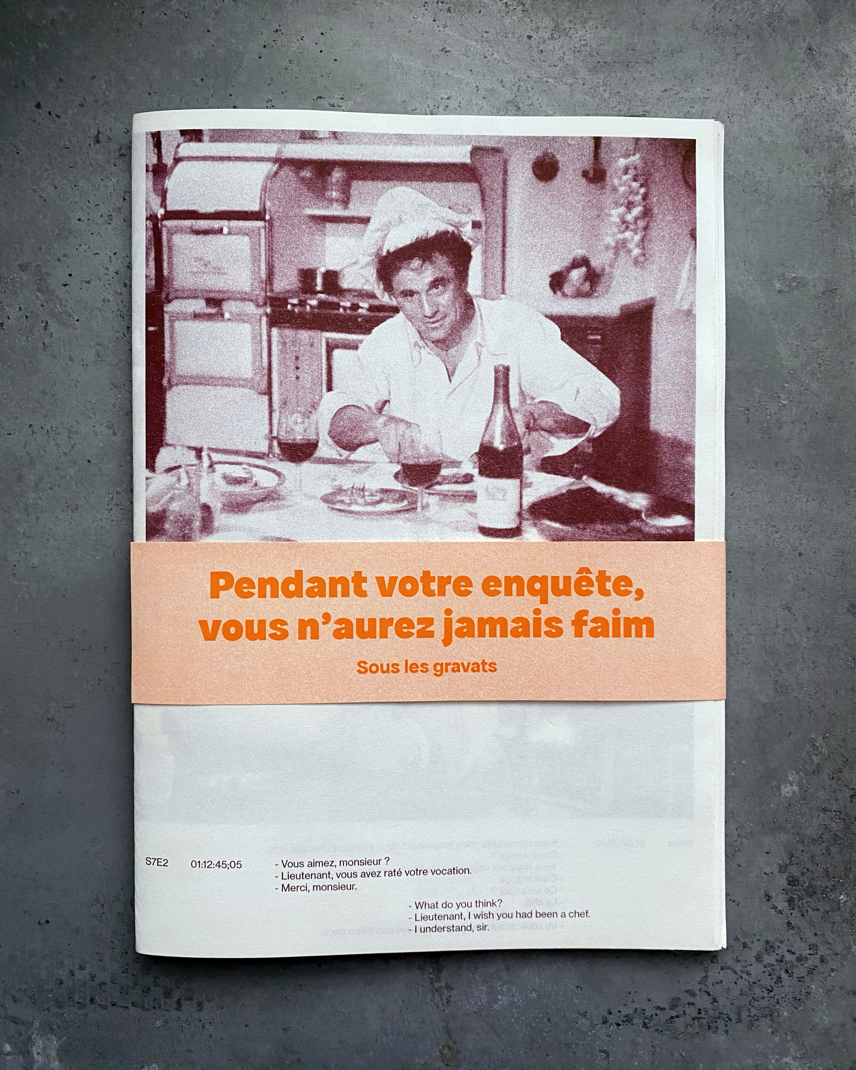 Pendant votre enquête, vous n'aurez jamais faim