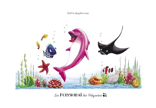 Dofi le dauphin rose