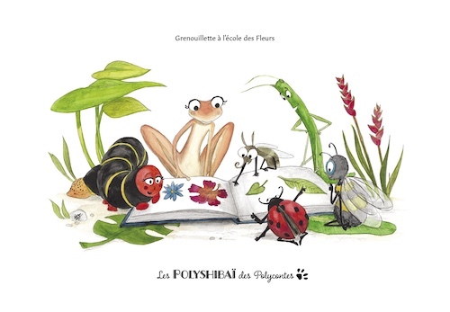 Kamishibaï A3 Grenouillette à l'école des fleurs