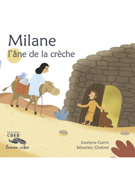 Milane, l'âne de la crèche