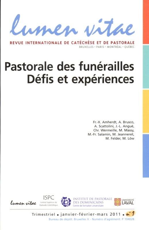 Pastorale des funérailles. Défis et expériences
