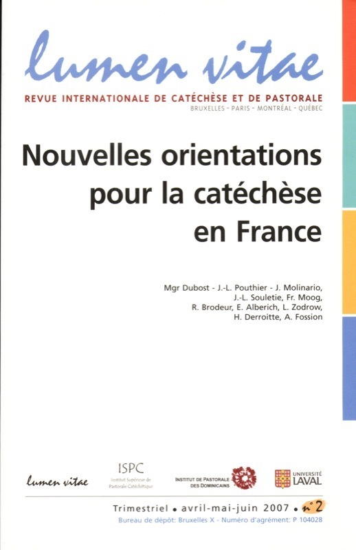 Nouvelles orientations pour la catéchèse en France