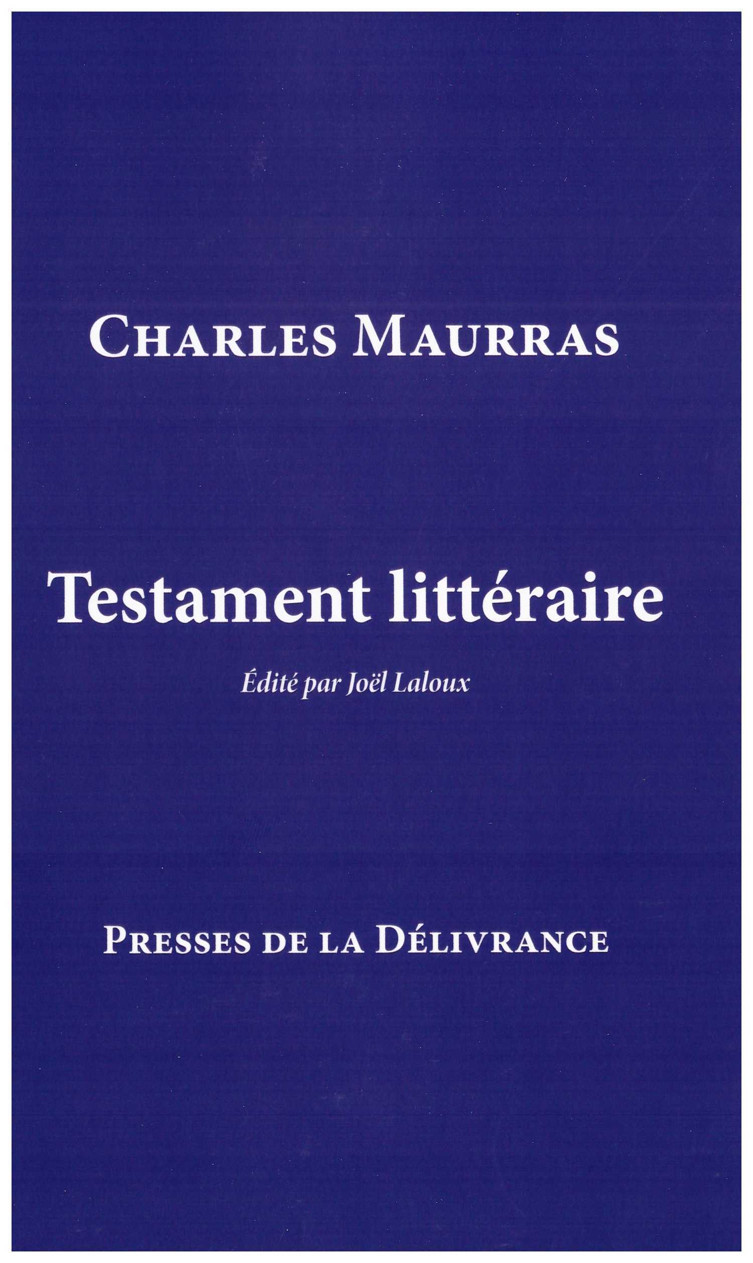Testament littéraire