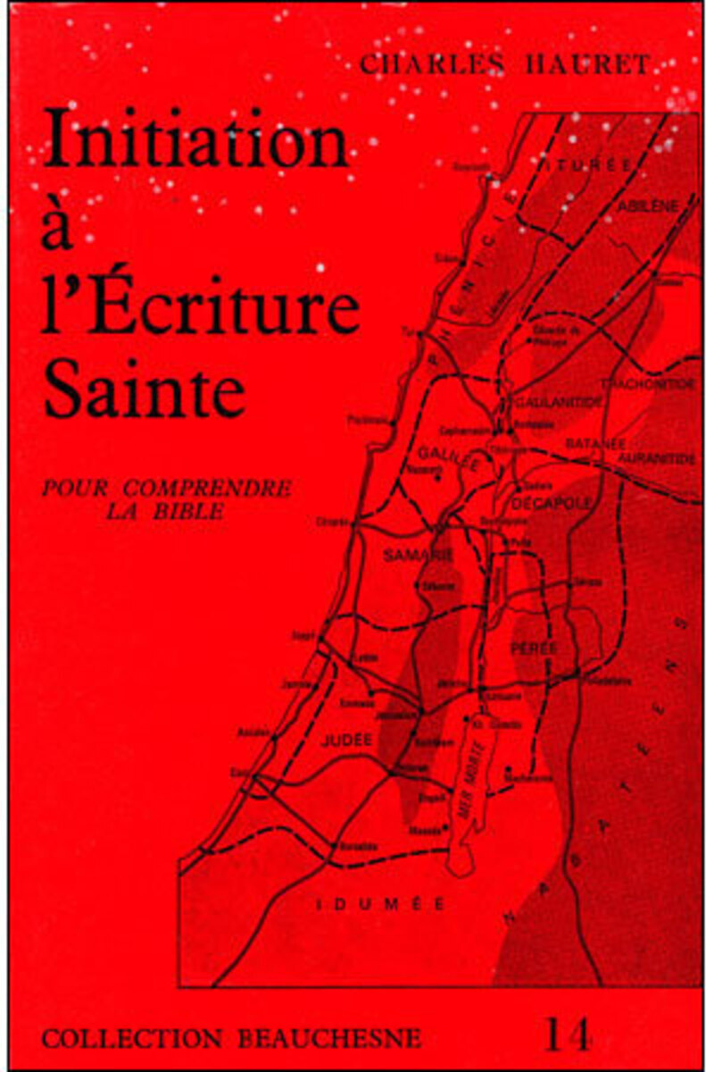 INITIATION A L'ECRITURE SAINTE