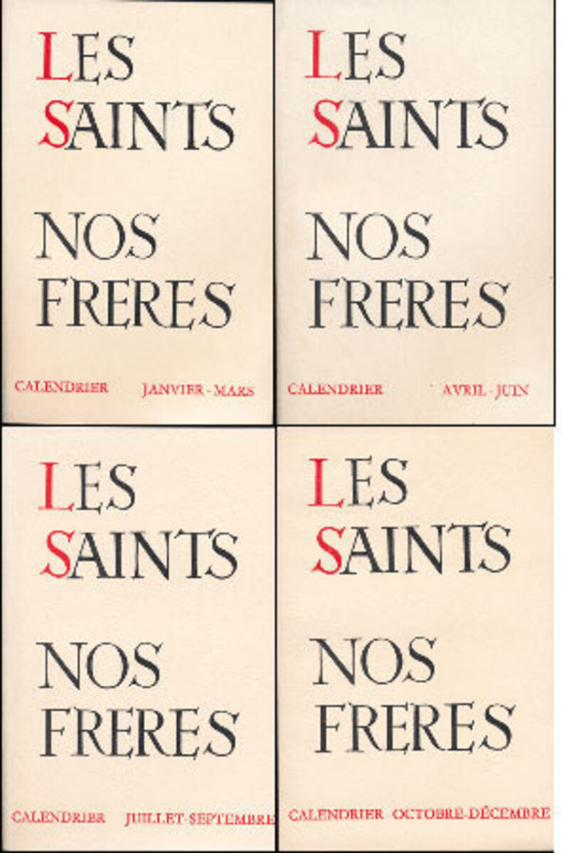 LES SAINTS NOS FRERES - COLLECTION COMPLETE
